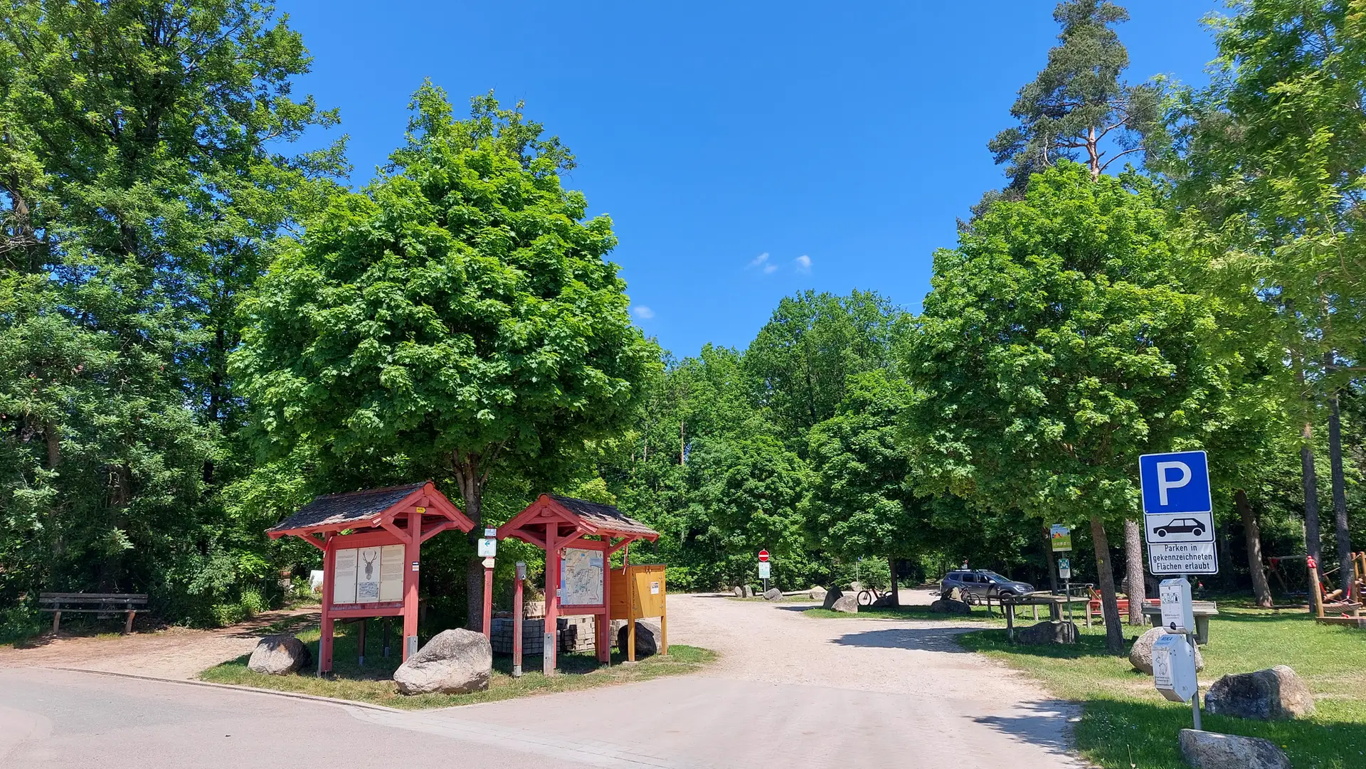 Kühedorf Wanderparkplatz